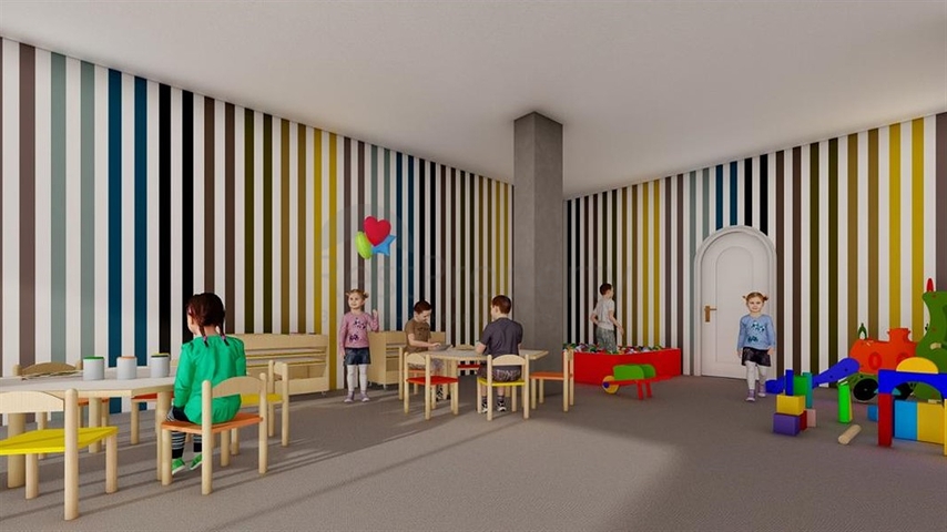 1+1 Wohnung in einem neuen Komplex in Avsallar