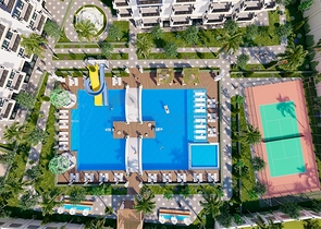 1+1 Wohnung in einem neuen Komplex in Avsallar