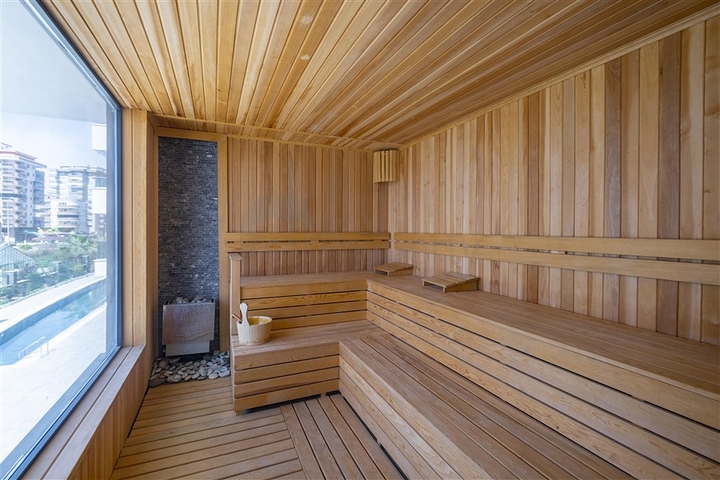 Möblierte 2+1-Wohnung in einem neuen Komplex im Stadtteil Kargicak