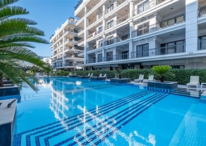 Wohnung 2+1 50 m vom Meer entfernt im Stadtteil Kargicak