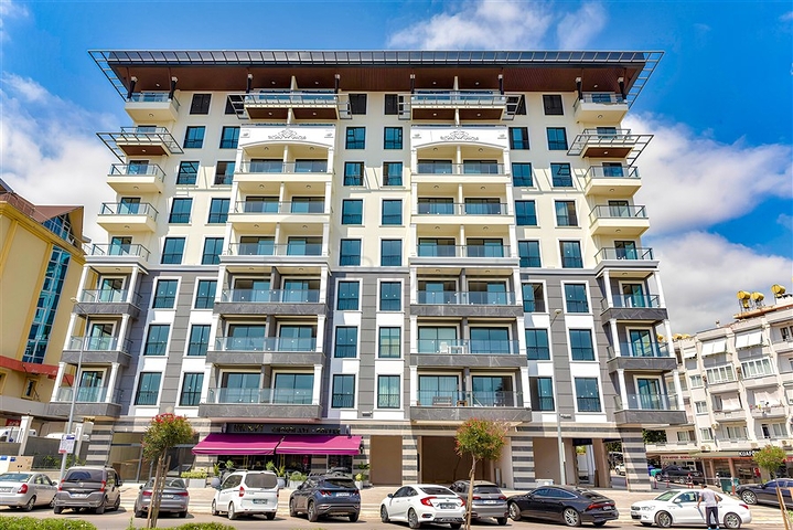 Voll ausgestattete 1+1-Wohnung in der Nähe von Kleopatra Beach