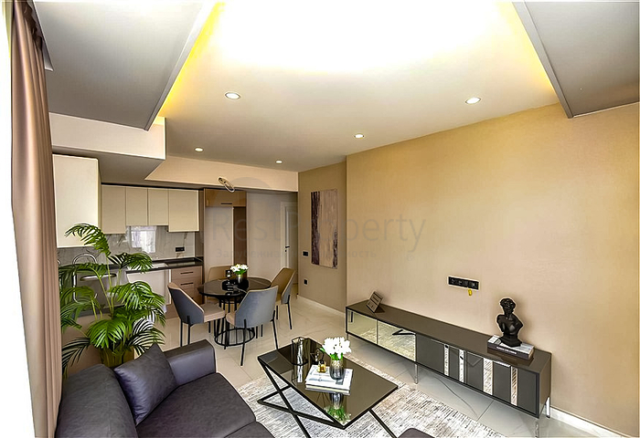 Voll ausgestattete 1+1-Wohnung in der Nähe von Kleopatra Beach