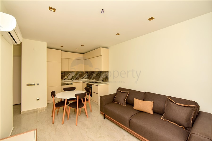 1+1 Wohnung in einem Premium-Komplex im Zentrum von Alanya 