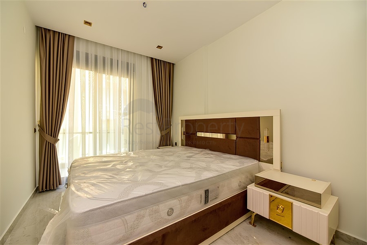 1+1 Wohnung in einem Premium-Komplex im Zentrum von Alanya 