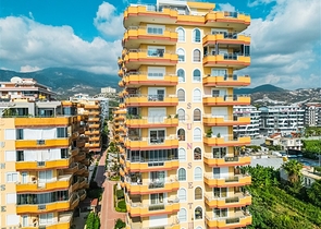 Möblierte 2+1-Wohnung in Mahmutlar