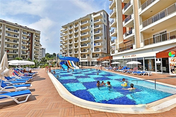 Möblierte Wohnung 1+1 in Avsallar/Alanya