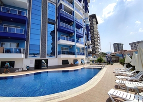 1+1 möblierte Wohnung in Mahmutlar