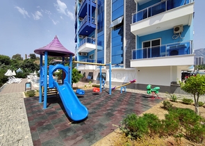 1+1 möblierte Wohnung in Mahmutlar