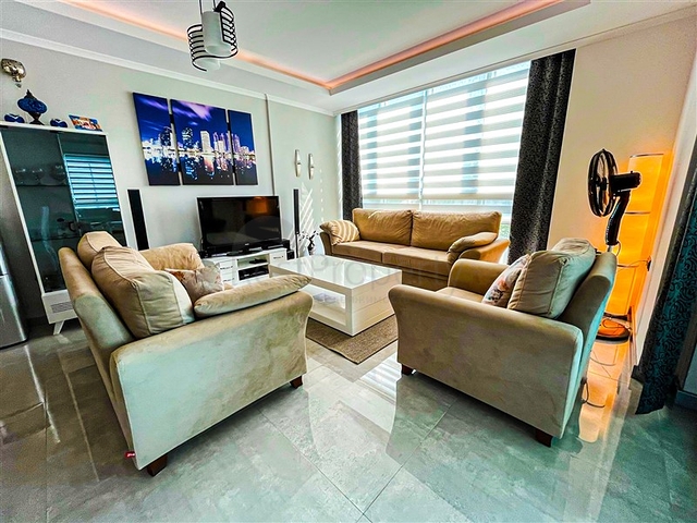 Wohnung 3+1 in einer Luxusanlage der prestigeträchtigen Gegend von Oba/Alanya