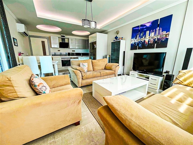 Wohnung 3+1 in einer Luxusanlage der prestigeträchtigen Gegend von Oba/Alanya