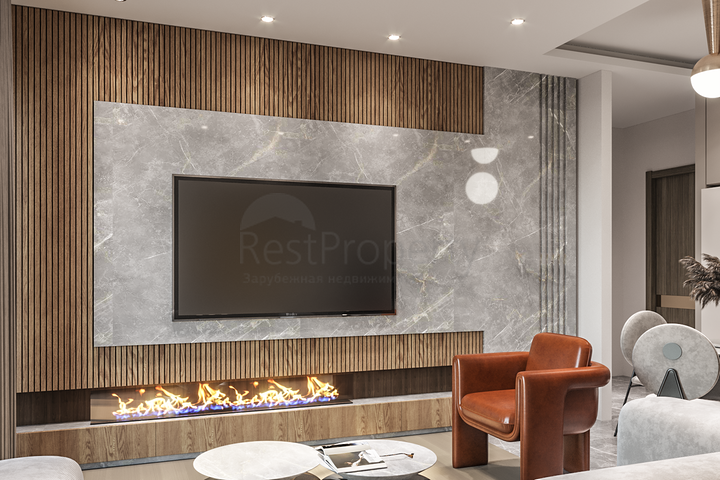 Zweizimmerwohnung im Komplex des Bezirks Oba