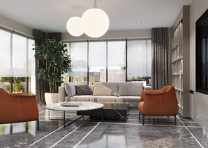 Zweizimmerwohnung im Komplex des Bezirks Oba