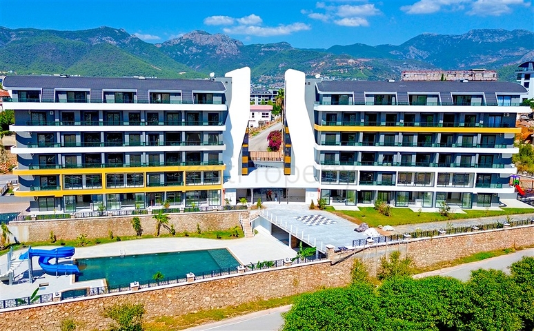 1+1 Wohnung in einem neuen Komplex im Bezirk Oba