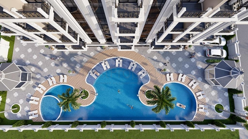 1+1 Wohnung im Stadtteil Avsallar zu einem attraktiven Preis 