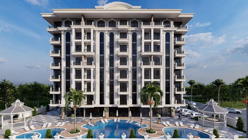 1+1 Wohnung im Stadtteil Avsallar zu einem attraktiven Preis 