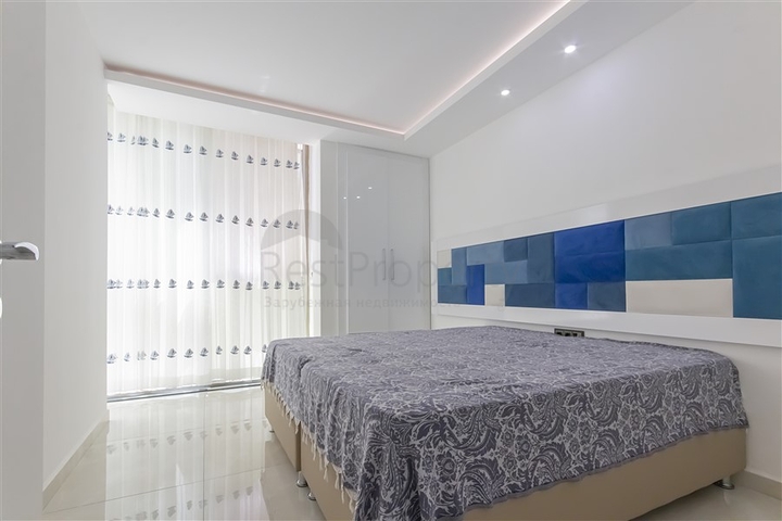 Möblierte 2+1-Wohnung mit Meerblick im Stadtteil Kargicak