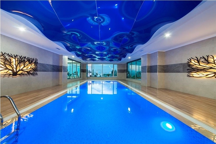 Möblierte 2+1-Wohnung mit Meerblick im Stadtteil Kargicak