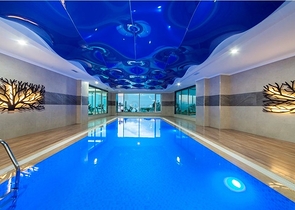 Möblierte 2+1-Wohnung mit Meerblick im Stadtteil Kargicak