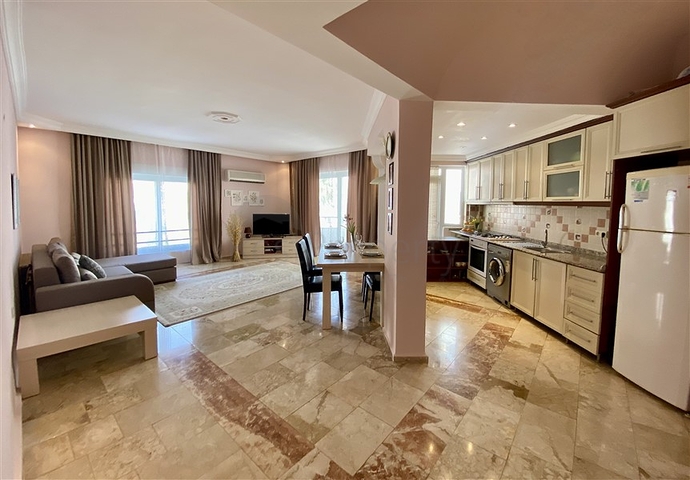 Wohnung 2+1 im Viertel Oba, 5 Minuten vom Meer entfernt