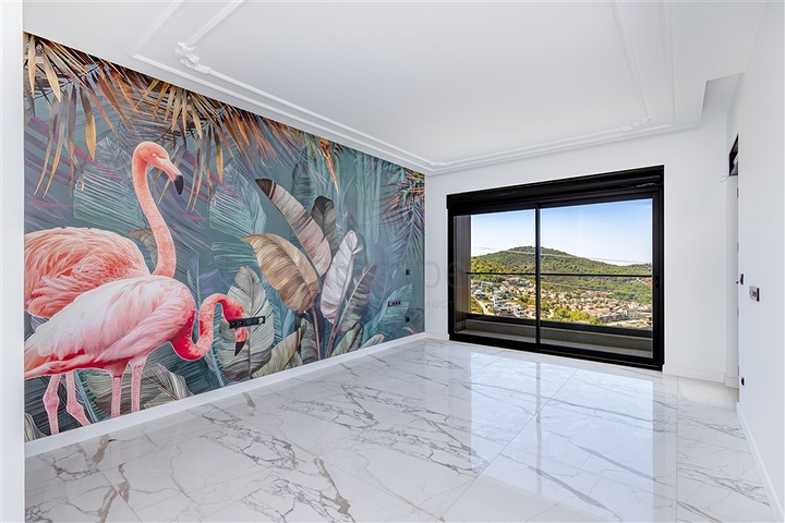 Geräumige Villa in Kargicak mit herrlichem Meerblick