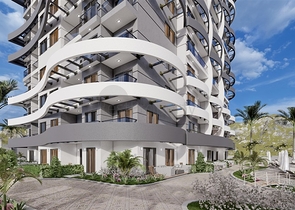  Wohnung im Bauprojekt im Stadtteil Mahmutlar