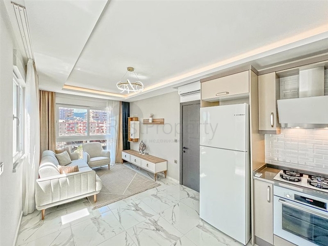 Zweizimmerwohnung 200 m vom Meer entfernt im Stadtteil Mahmutlar