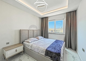 Zweizimmerwohnung 200 m vom Meer entfernt im Stadtteil Mahmutlar