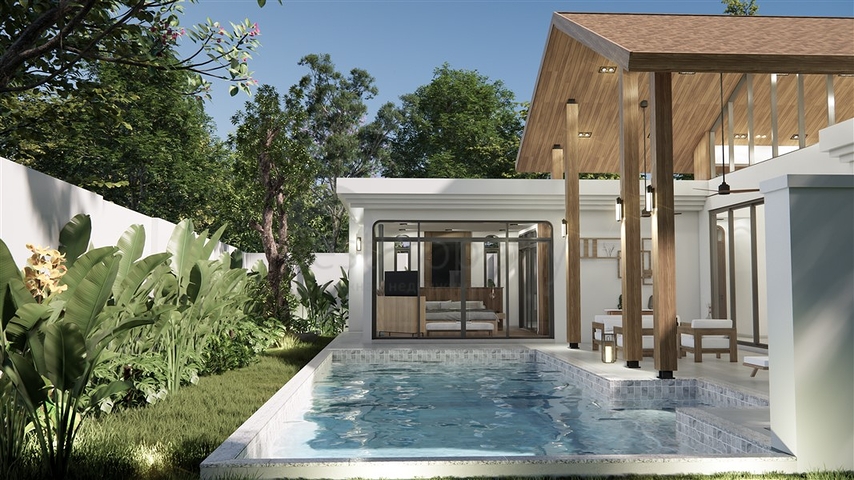 Ein neuer Komplex von Villen auf Bang Tao 