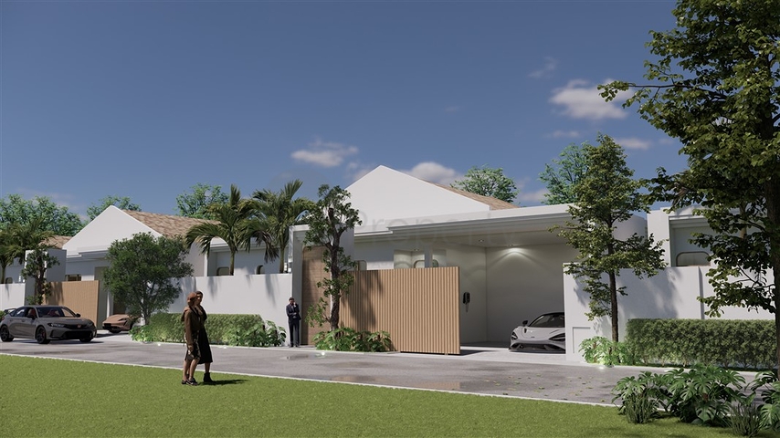 Ein neuer Komplex von Villen auf Bang Tao 