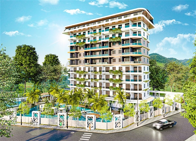 1+1 Wohnung in Avsallar 