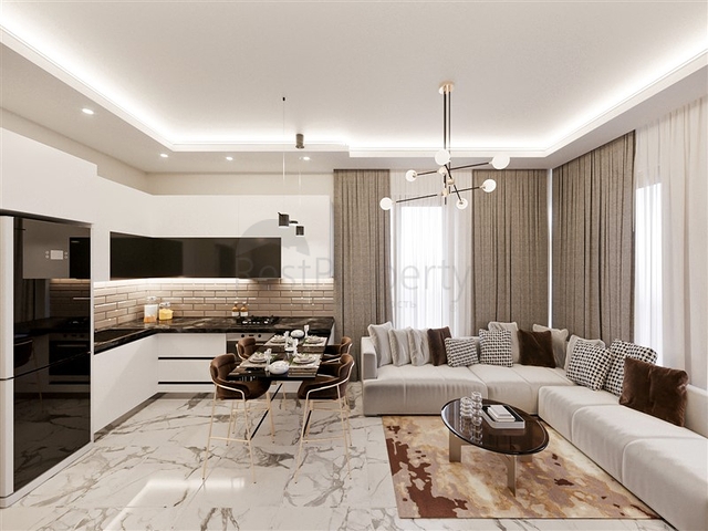 1+1 Wohnung in Avsallar 