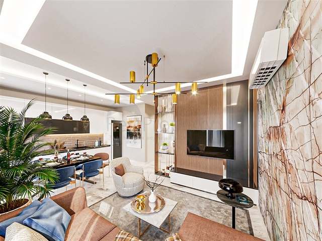 1+1 Wohnung in Avsallar 