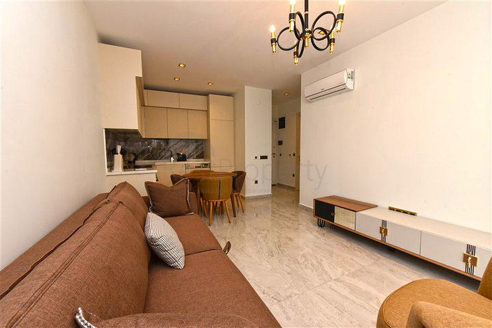 1+1 Wohnung im Zentrum von Alanya in einem der besten Komplexe