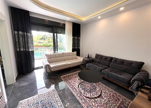 1+1 Wohnung in einer Luxuswohnanlage im Stadtteil Oba