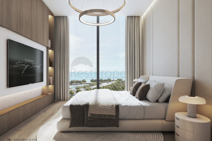 Luxuswohnungen am Meer auf der Insel Sinia