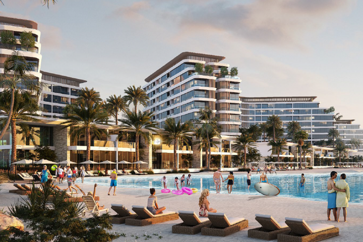 Luxuswohnungen am Meer auf der Insel Sinia