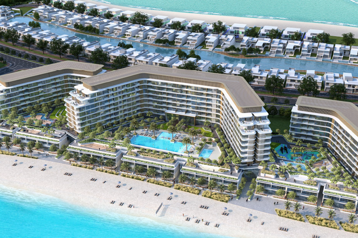 Luxuswohnungen am Meer auf der Insel Sinia