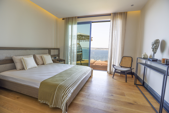 Residenzen und Villen mit Meerblick im Stadtteil Gümüslük