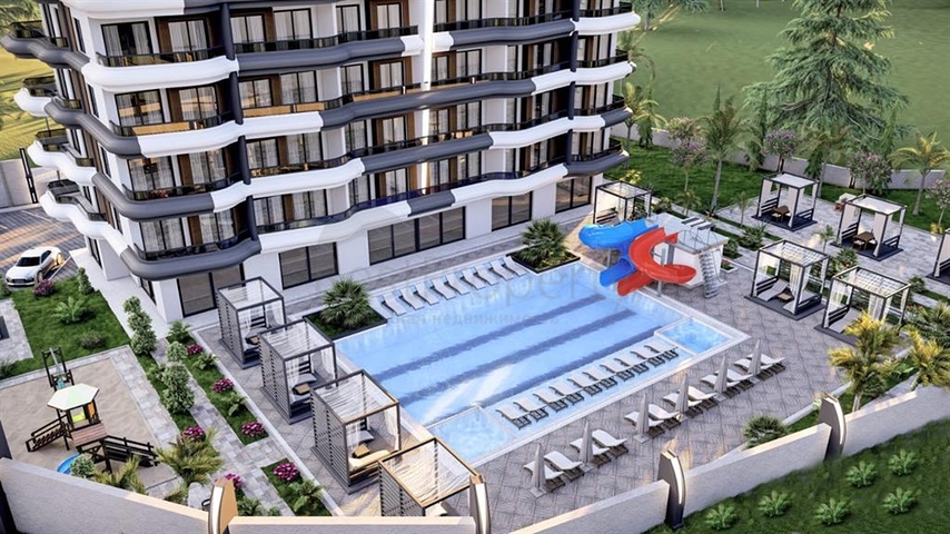 1+1 Wohnung in einem neuen Komplex mit Hotelinfrastruktur 1+1 Wohnung in einem neuen Komplex mit Hotelinfrastruktur