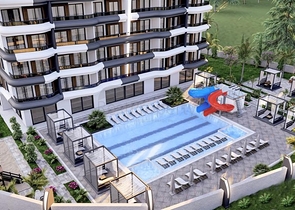 1+1 Wohnung in einem neuen Komplex mit Hotelinfrastruktur 1+1 Wohnung in einem neuen Komplex mit Hotelinfrastruktur