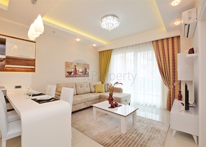 Zweizimmerwohnung 200 Meter vom Meer entfernt in Mahmutlar