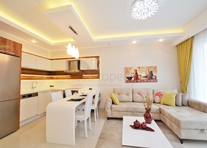 Zweizimmerwohnung 200 Meter vom Meer entfernt in Mahmutlar