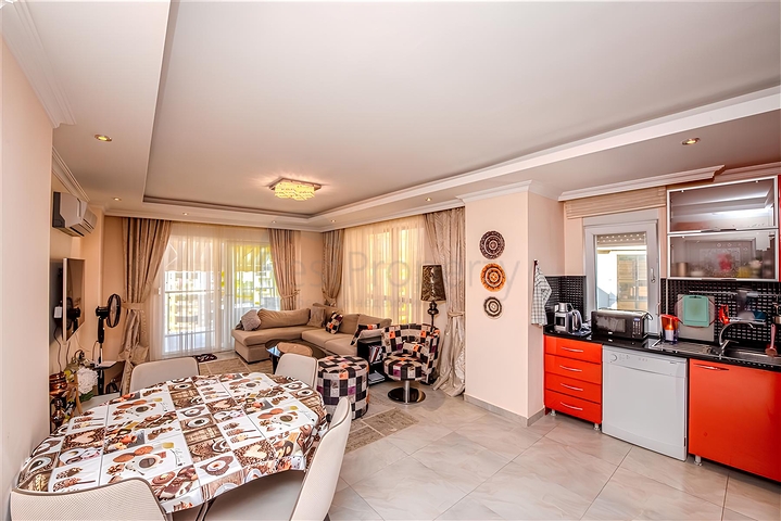 2+1-Wohnung in einem Komplex mit Hotelinfrastruktur im Stadtteil Avsallar