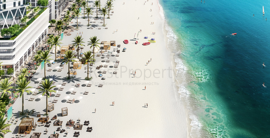 Apartments an der Küste mit Meerblick und Casino in Ras el Jaime