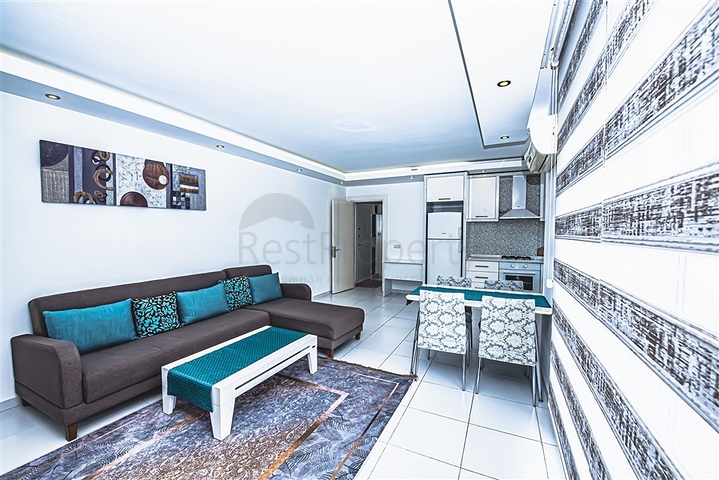 1+1 möblierte Wohnung in Mahmutlar