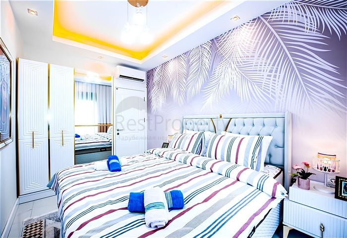 Neue 1+1 Wohnung im Stadtteil Mahmutlar