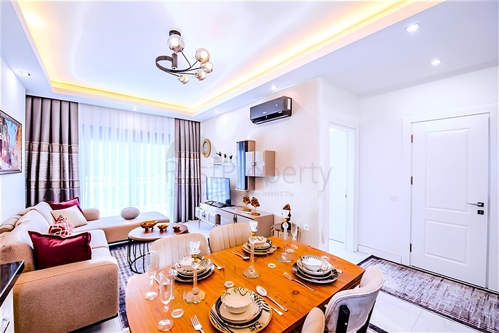 Neue 1+1 Wohnung im Stadtteil Mahmutlar