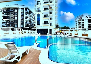 Neue 1+1 Wohnung im Stadtteil Mahmutlar