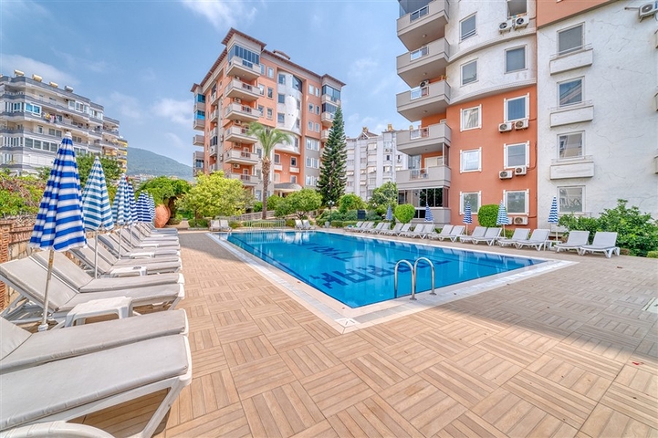 Möblierte 2+1 Wohnung im Zentrum von Alanya