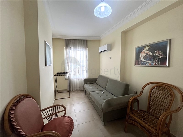 Möblierte 2+1 Wohnung im Zentrum von Alanya